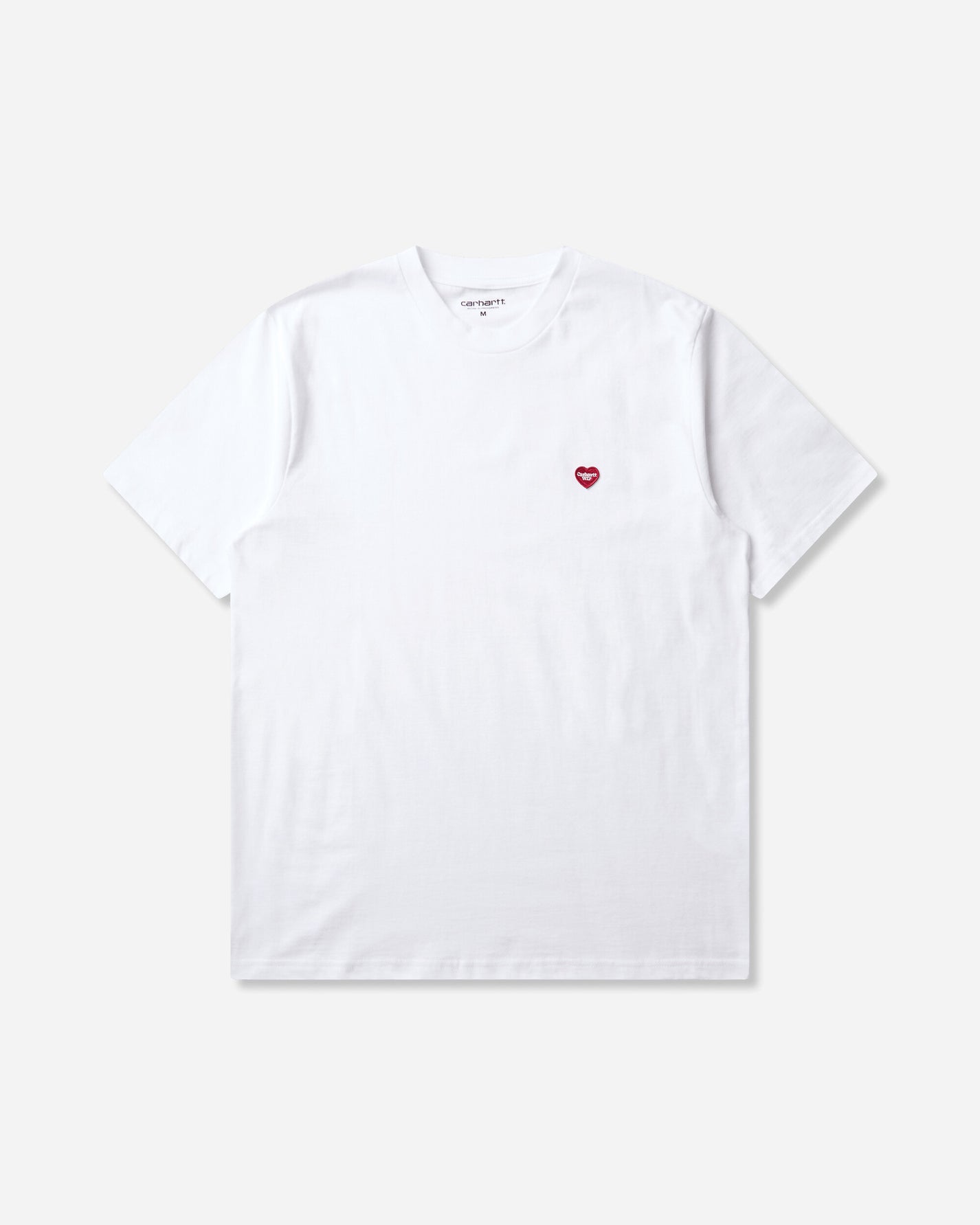 Carhartt WIP S/S Small Heart T-Shirt White/Red T-Shirts Shortsleeve I037116 1WZXX