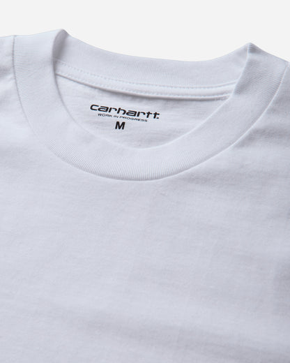 Carhartt WIP S/S Small Heart T-Shirt White/Red T-Shirts Shortsleeve I037116 1WZXX