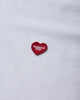 Carhartt WIP S/S Small Heart T-Shirt White/Red T-Shirts Shortsleeve I037116 1WZXX