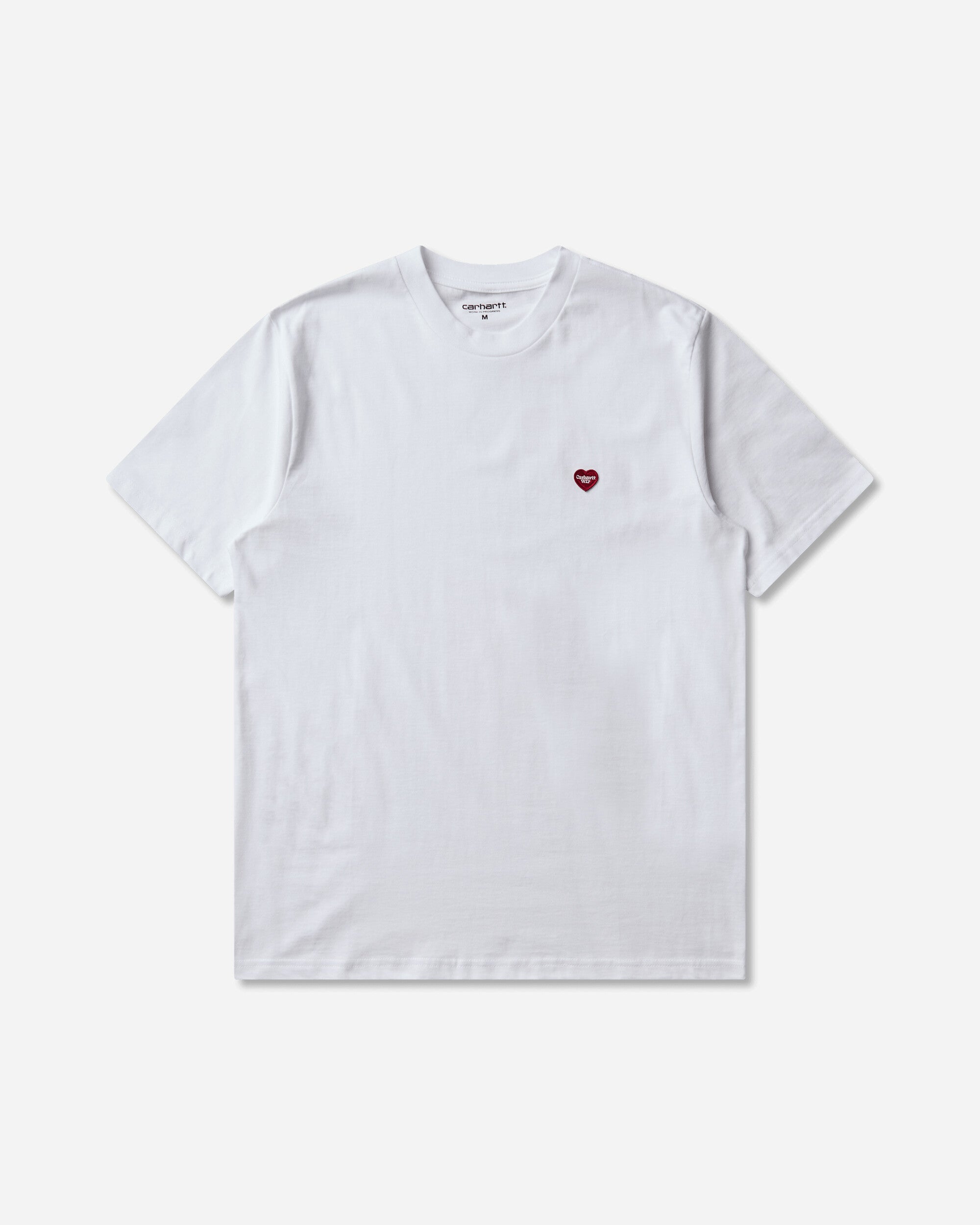 Carhartt WIP S/S Small Heart T-Shirt White/Red T-Shirts Shortsleeve I037116 1WZXX