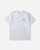 Carhartt WIP S/S Small Heart T-Shirt White/Red T-Shirts Shortsleeve I037116 1WZXX