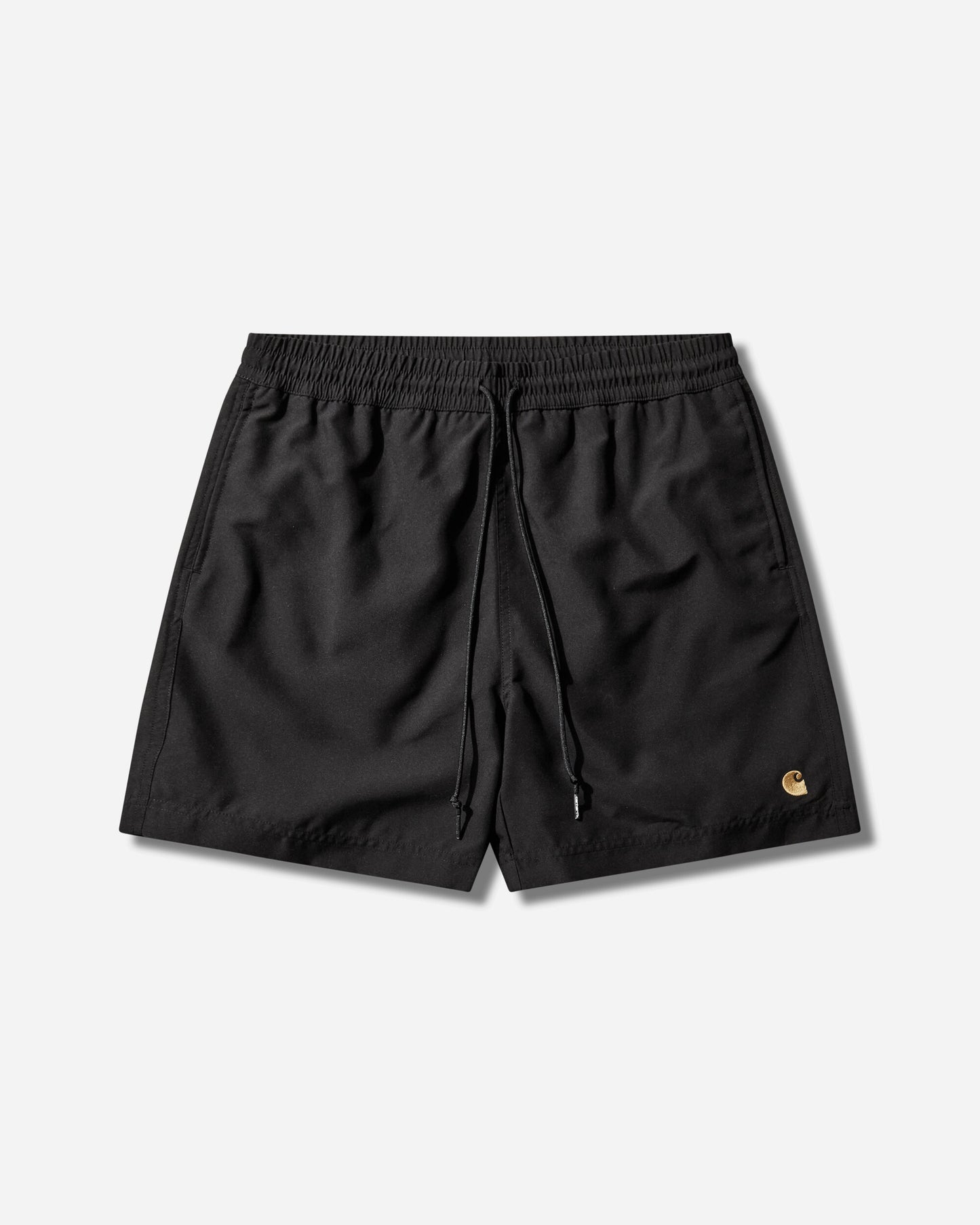 Carhartt WIP Chase Swim Trunks Black/Gold Swimwear Swim Trunks I035062 00FXX