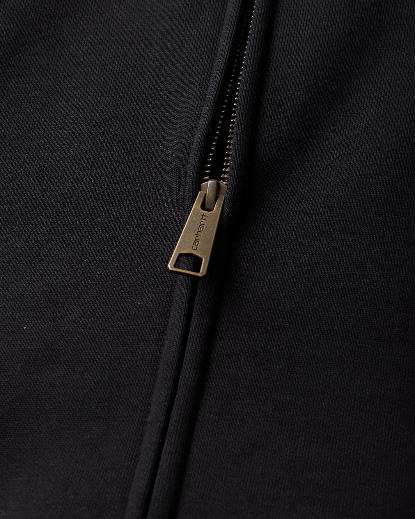 Carhartt WIP Hooded Chase Jacket Black/Gold Sweatshirts Zip-Ups I033664 00FXX