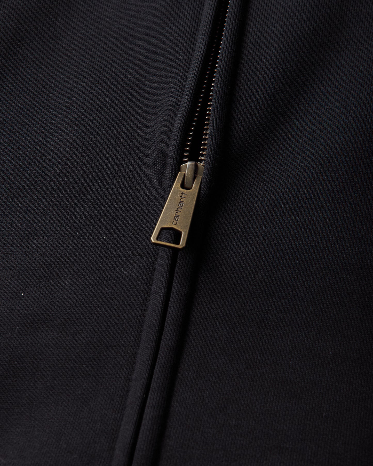 Carhartt WIP Hooded Chase Jacket Black/Gold Sweatshirts Zip-Ups I033664 00FXX