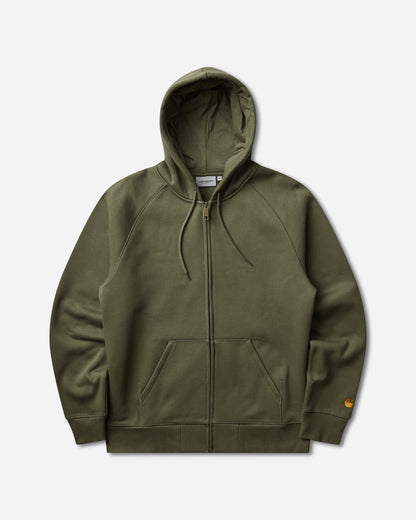 Carhartt WIP Hooded Chase Jacket Leaf/Gold Sweatshirts Zip-Ups I033664 3LRXX