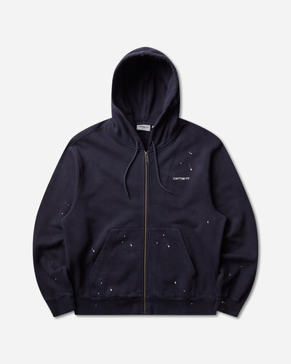 Carhartt WIP Hooded Painter Jacket Dark Navy Sweatshirts Zip-Ups I036913 1CEJ