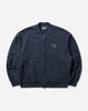 Carhartt WIP Longhand Bomber Carbon/White Sweatshirts Zip-Ups I036864 3TVGD