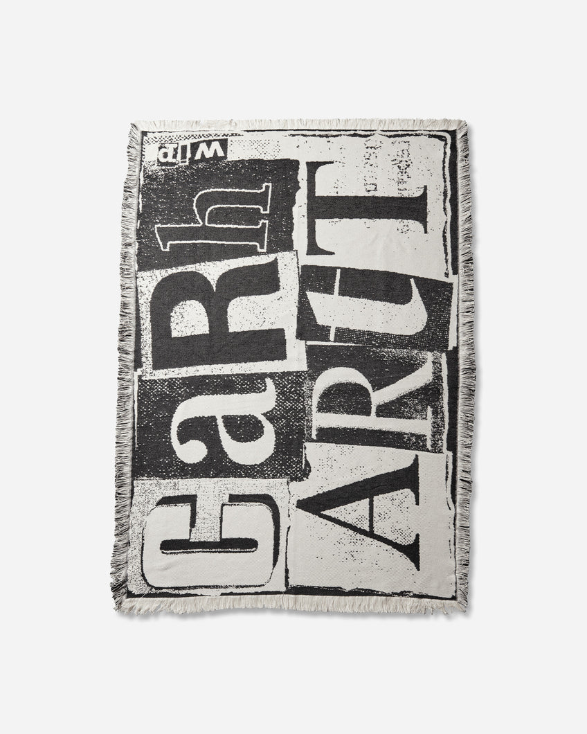 Carhartt WIP Letterpress Blanket Black/Wax Textile Blankets and Throws I036070 K02XX