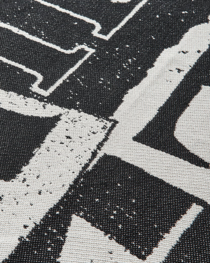 Carhartt WIP Letterpress Blanket Black/Wax Textile Blankets and Throws I036070 K02XX