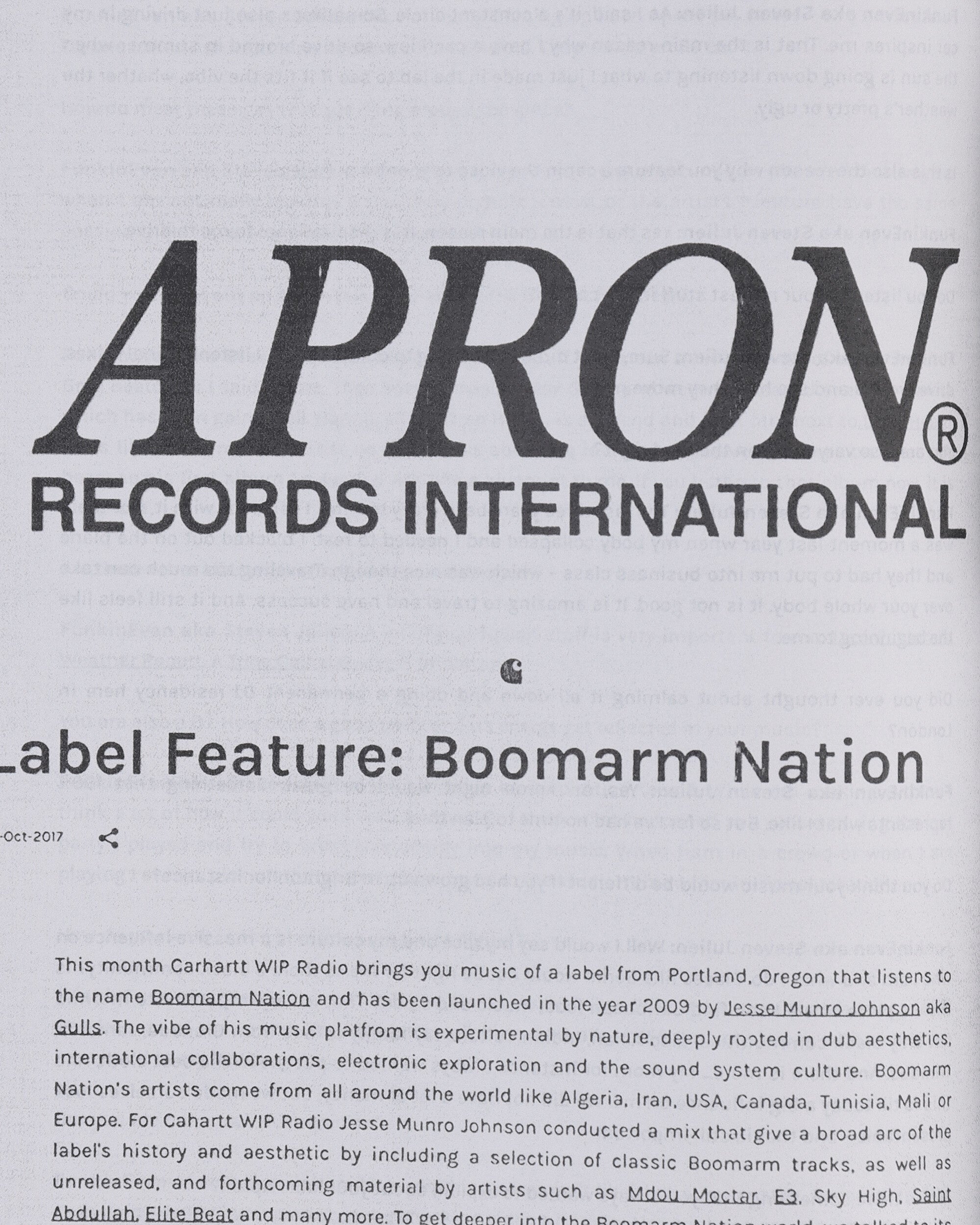 Carhartt WIP Audio Archives Wip Book Multicolor Books and Magazines Books I036725 3FVXX