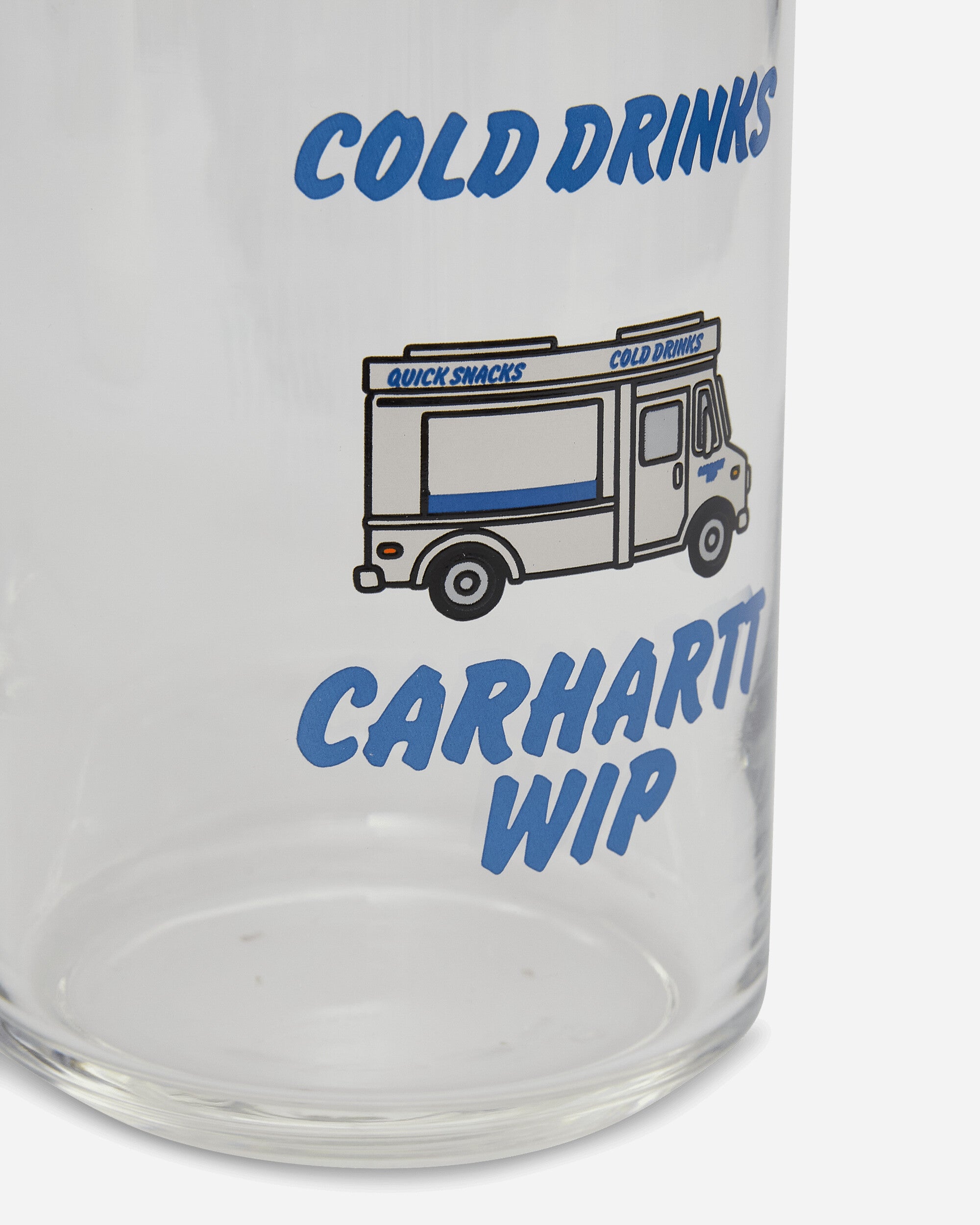 Carhartt WIP Cold Drinks Can Glass Clear Tableware Mugs and Glasses I036425 1B6XX