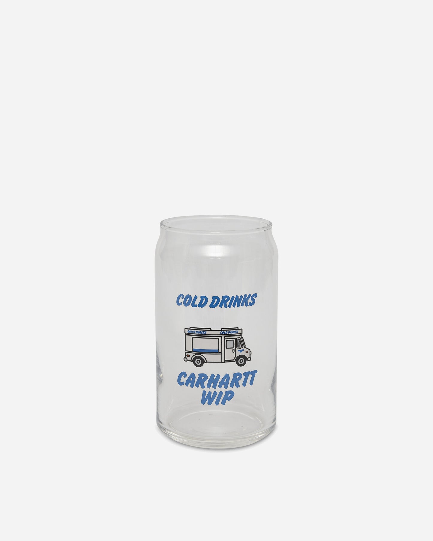 Carhartt WIP Cold Drinks Can Glass Clear Tableware Mugs and Glasses I036425 1B6XX