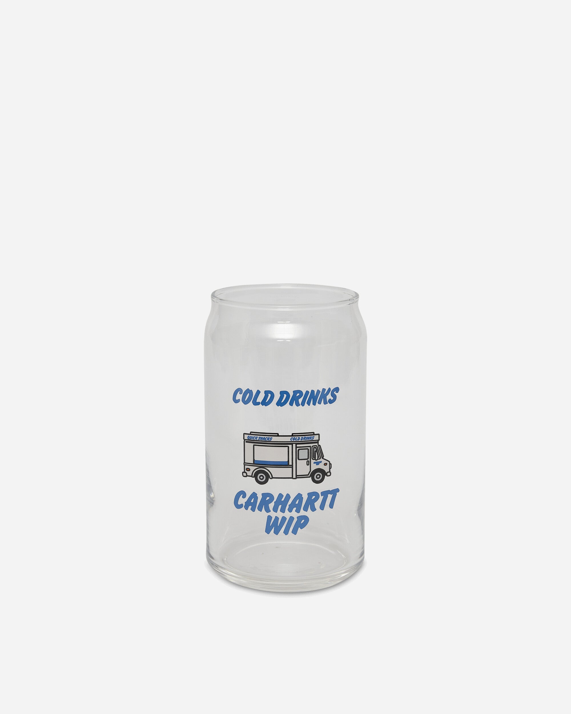 Carhartt WIP Cold Drinks Can Glass Clear Tableware Mugs and Glasses I036425 1B6XX