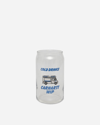 Carhartt WIP Cold Drinks Can Glass Clear Tableware Mugs and Glasses I036425 1B6XX