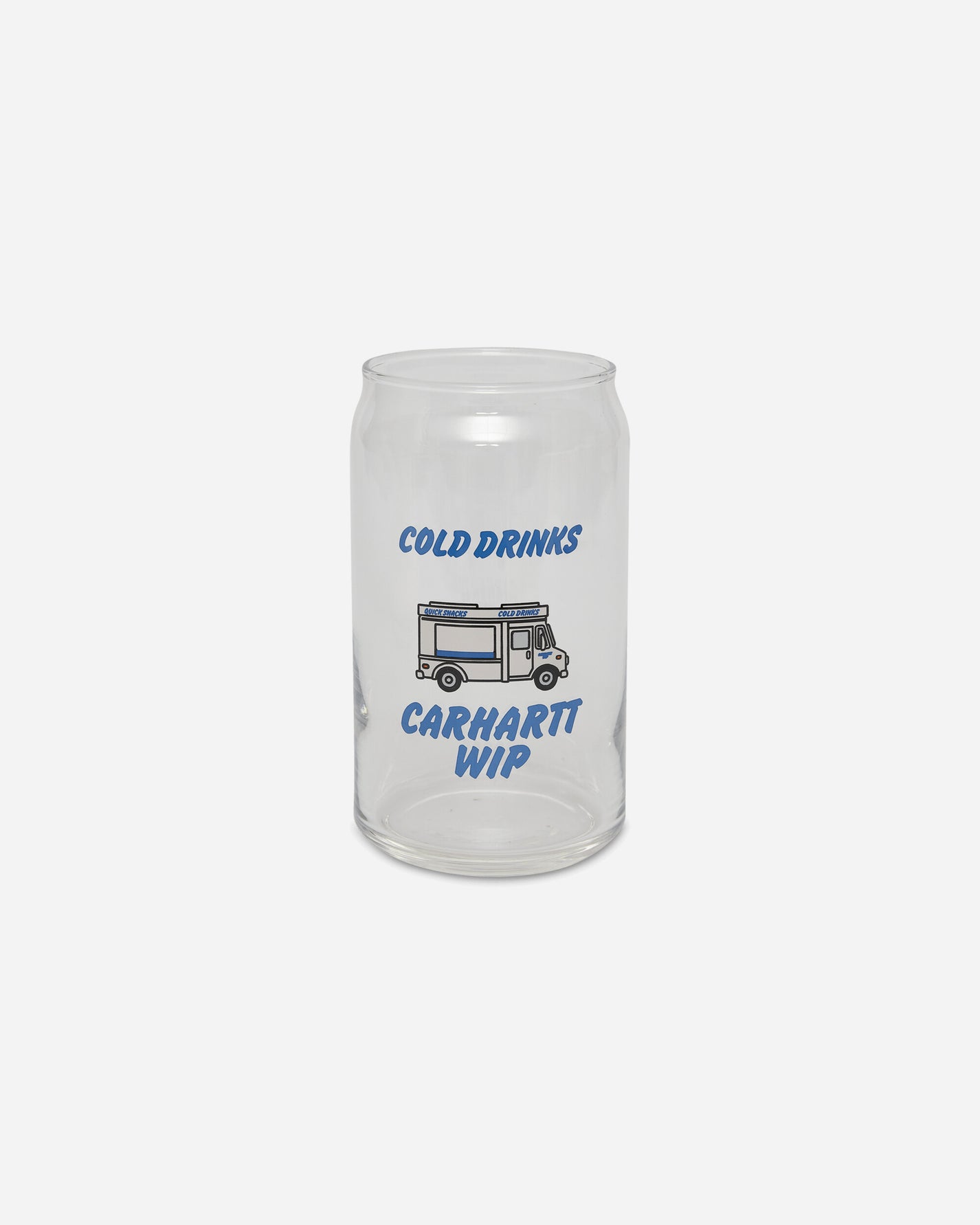 Carhartt WIP Cold Drinks Can Glass Clear Tableware Mugs and Glasses I036425 1B6XX