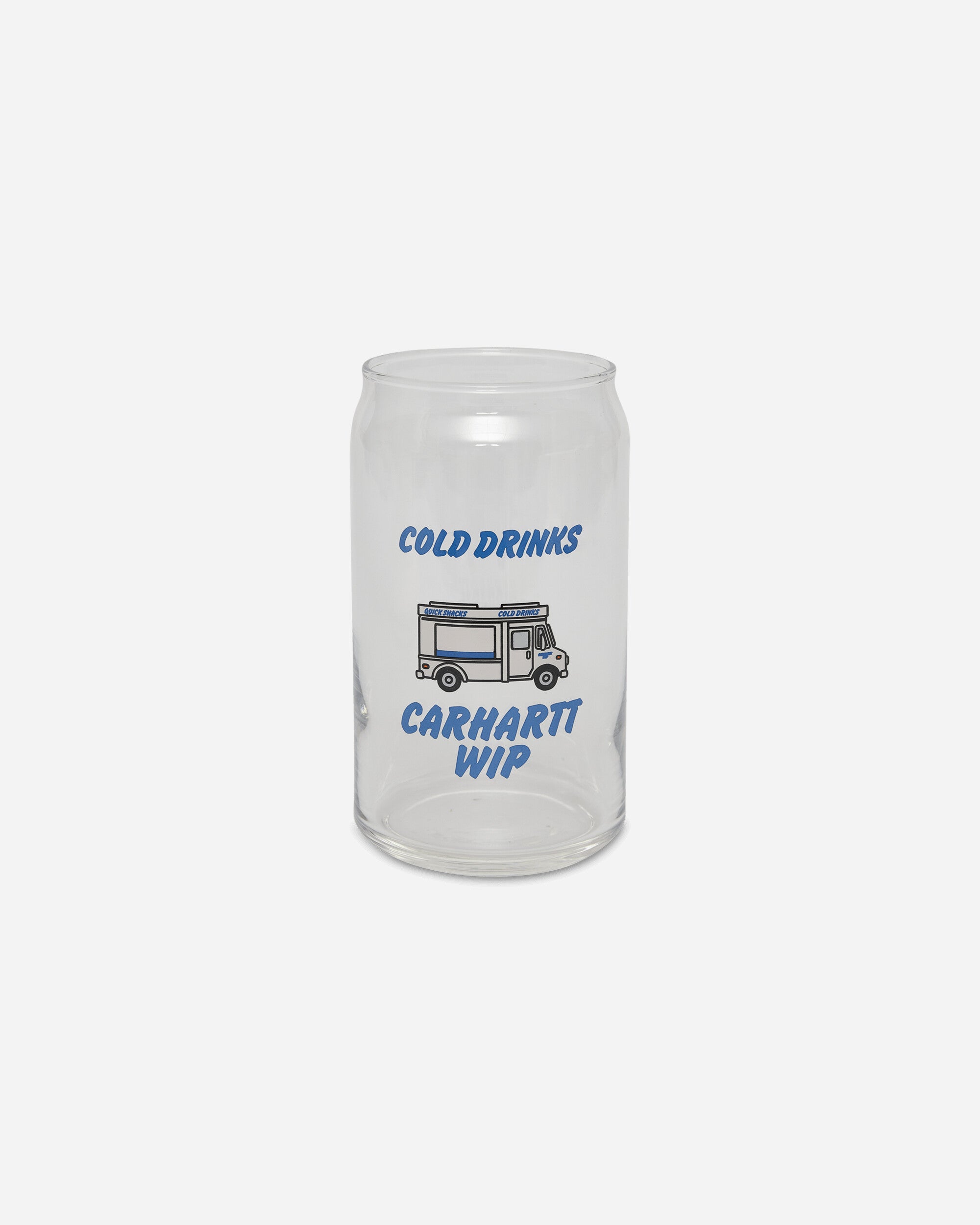 Carhartt WIP Cold Drinks Can Glass Clear Tableware Mugs and Glasses I036425 1B6XX