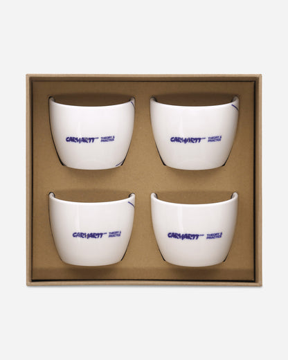 Carhartt WIP Theory And Practice Soba Cup Set White/Blue Home Decor Sets I035848 0IYXX