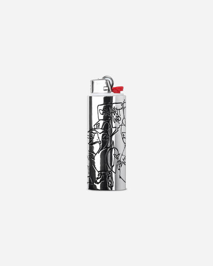 Carhartt WIP Blinkerfluid Bic Metal Lighter Case Silver Home Decor Stickers I037381 95XX