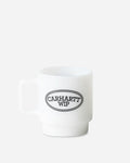Carhartt WIP Hugging Cats Glass Mug White Home Decor Stickers I037186 02XX