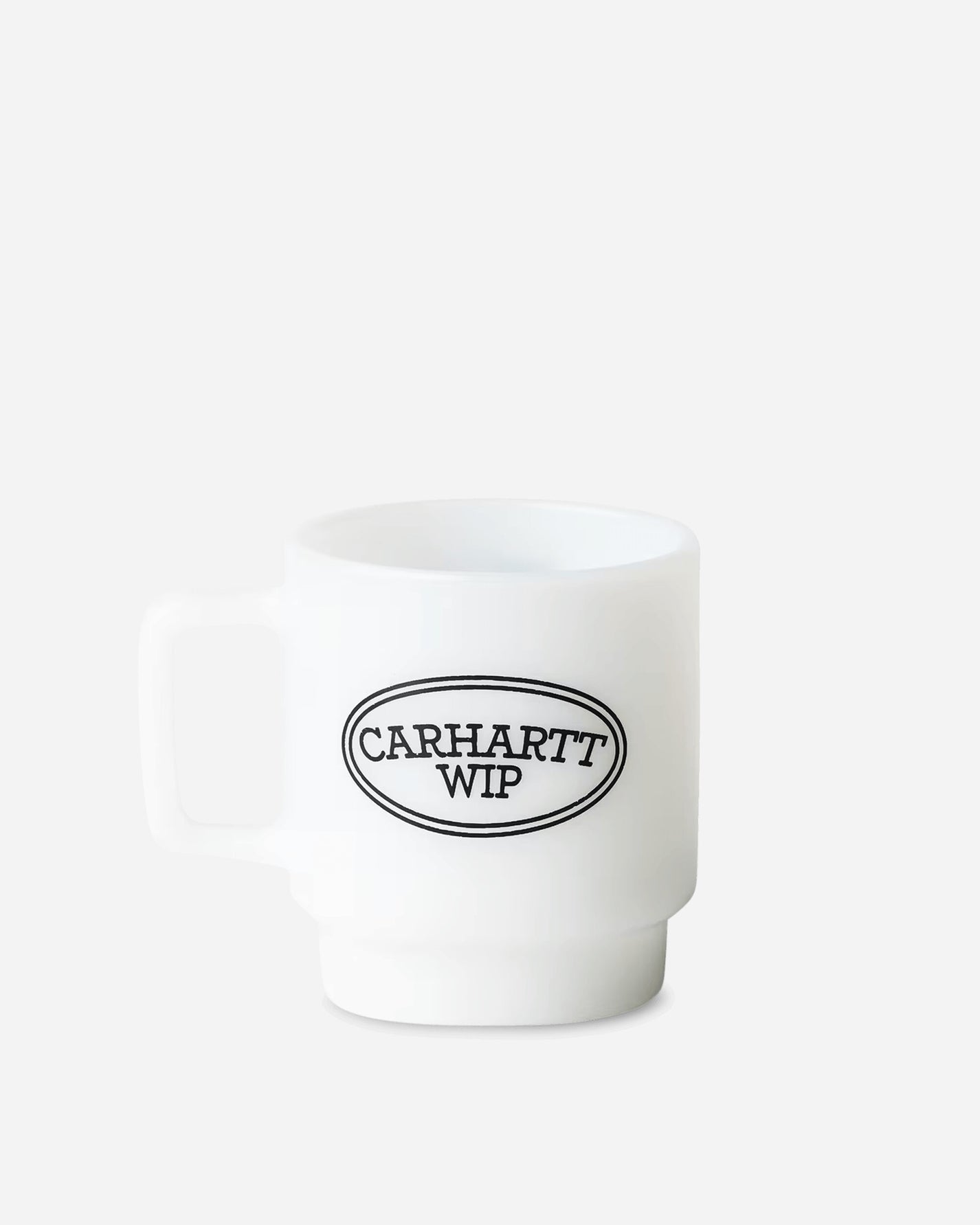 Carhartt WIP Hugging Cats Glass Mug White Home Decor Stickers I037186 02XX