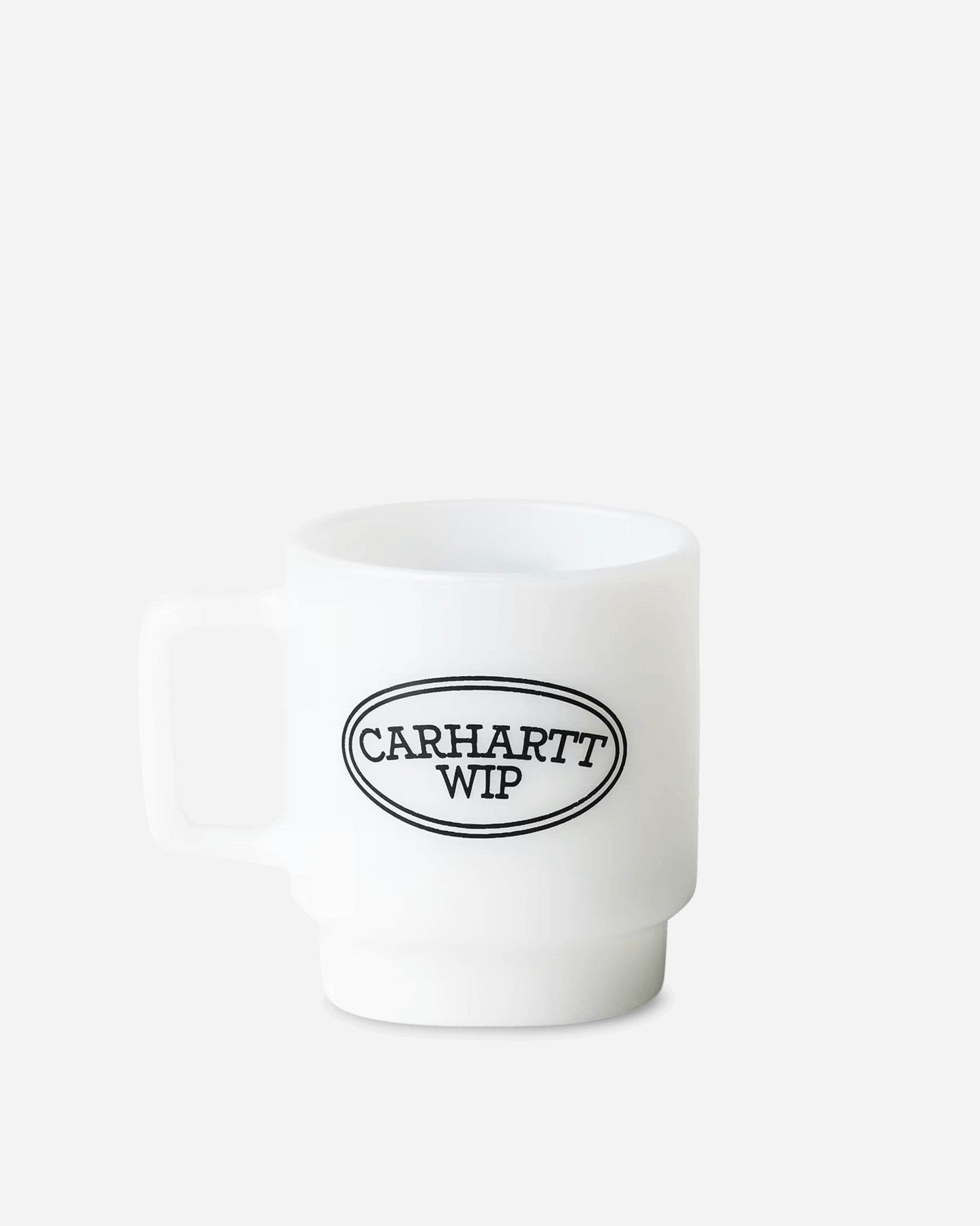Carhartt WIP Hugging Cats Glass Mug White Home Decor Stickers I037186 02XX