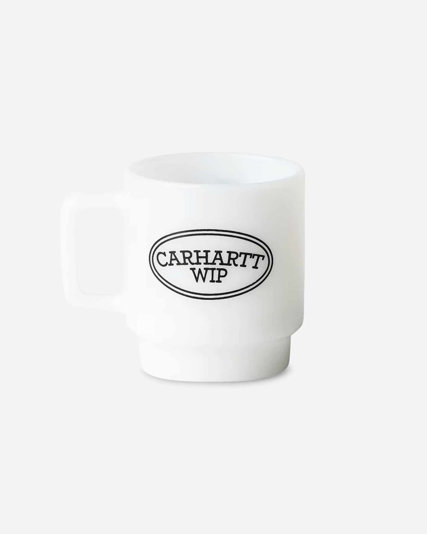 Carhartt WIP Hugging Cats Glass Mug White Home Decor Stickers I037186 02XX
