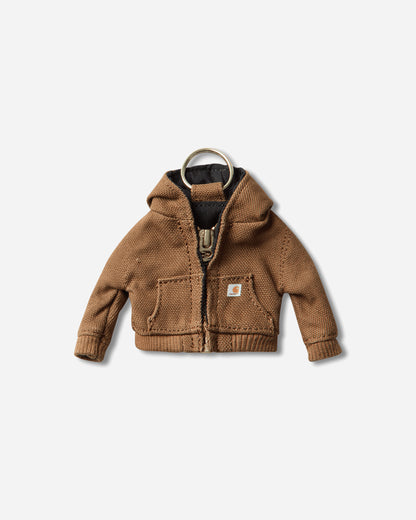 Carhartt WIP Mini Active Jacket Keychain Hamilton Brown Home Decor Stickers I036419 HZXX