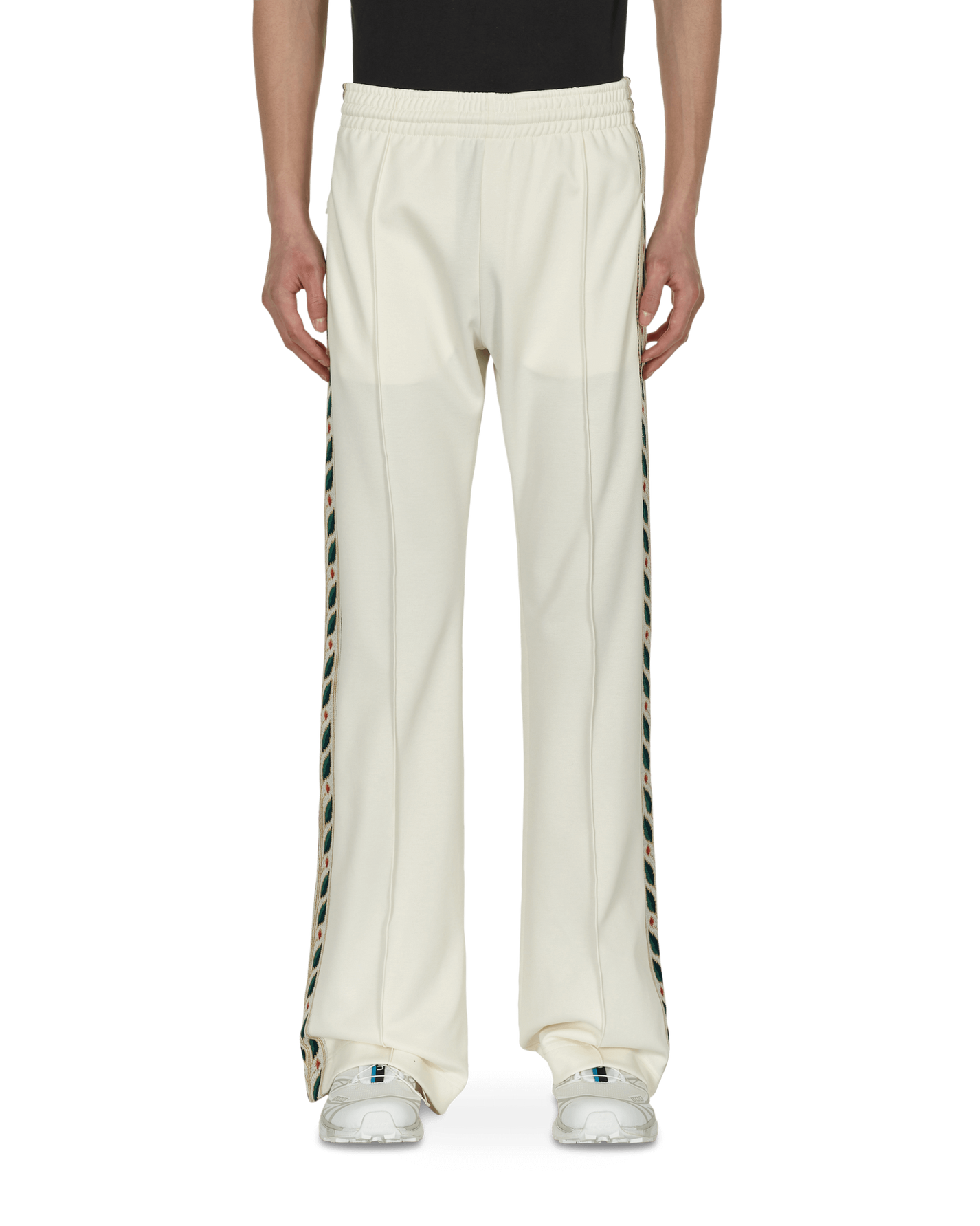 Casablanca Pleated Off White Pants Trousers MF21-TR-042 001