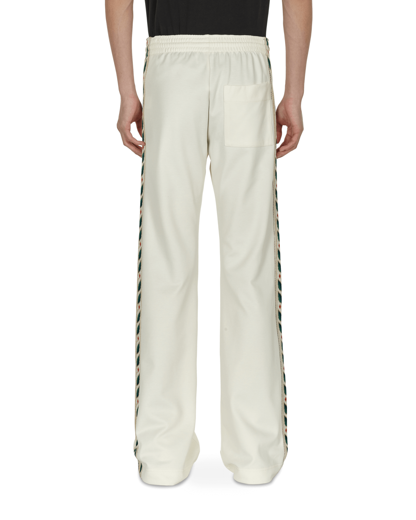 Casablanca Pleated Off White Pants Trousers MF21-TR-042 001