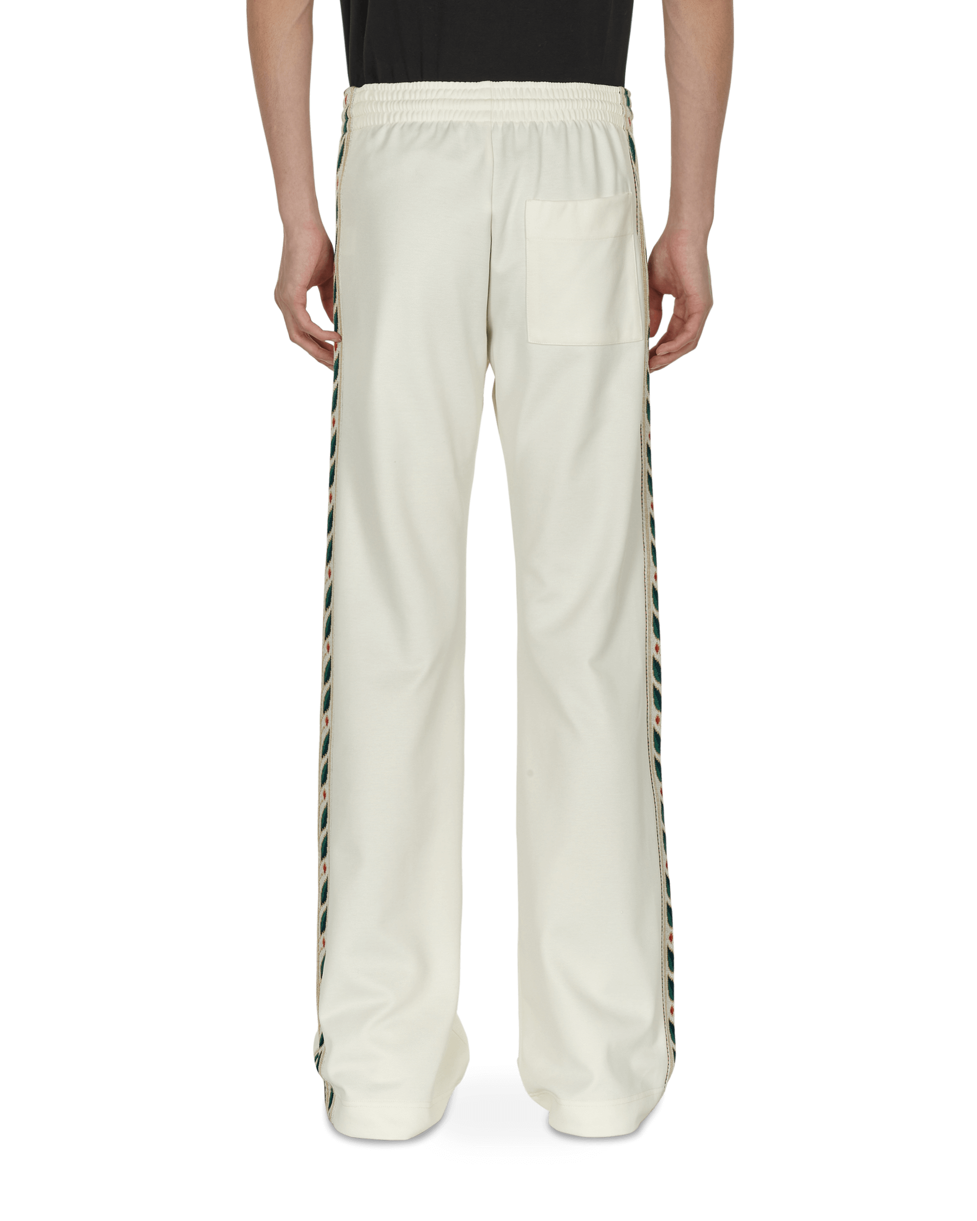 Casablanca Pleated Off White Pants Trousers MF21-TR-042 001