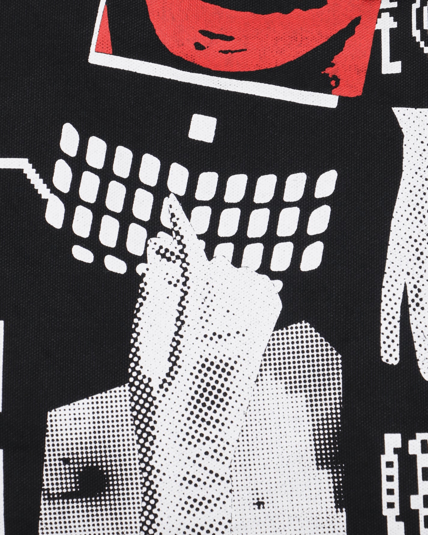 Cav Empt Lips Display Tote Bag Black Bags and Backpacks Tote Bags CES28G07 BLACK