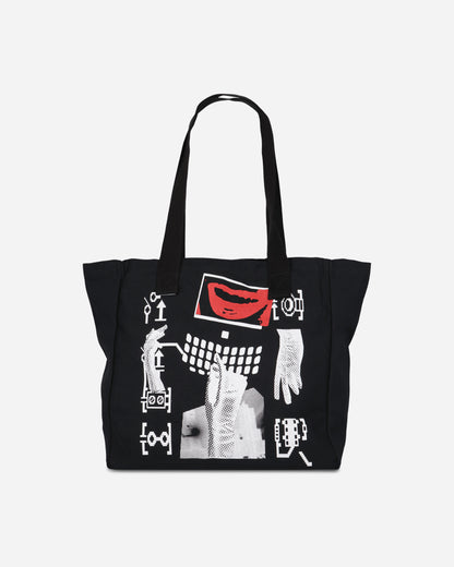 Cav Empt Lips Display Tote Bag Black Bags and Backpacks Tote Bags CES28G07 BLACK