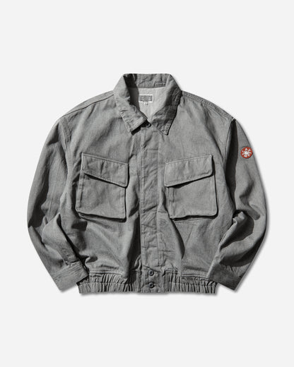 Cav Empt Ash Community Button Jacket Grey Coats and Jackets Bomber Jackets CES28JK18 GREY