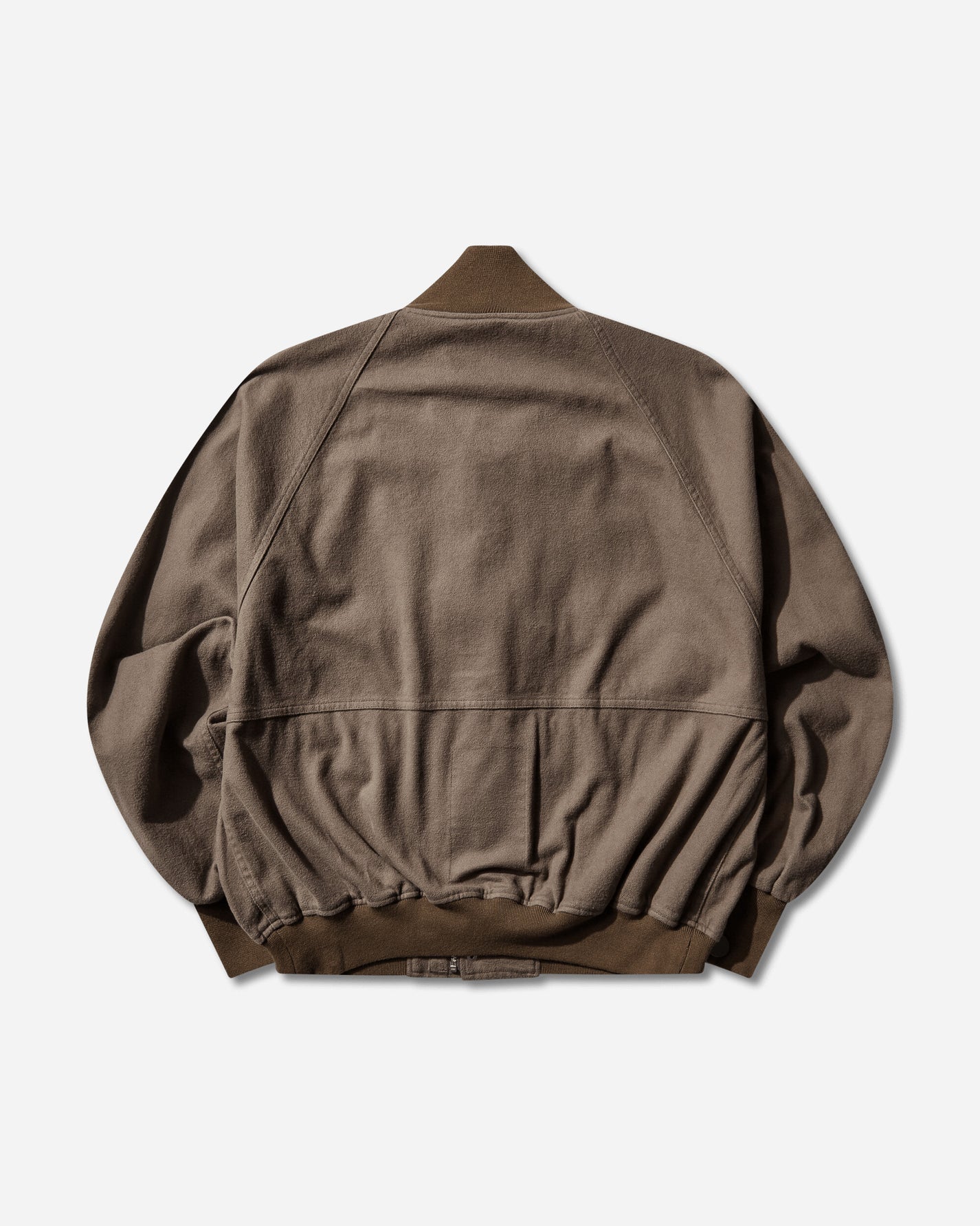 Cav Empt Cotton Flannel Zip Jacket Brown Coats and Jackets Bomber Jackets CES28JK15 BROWN