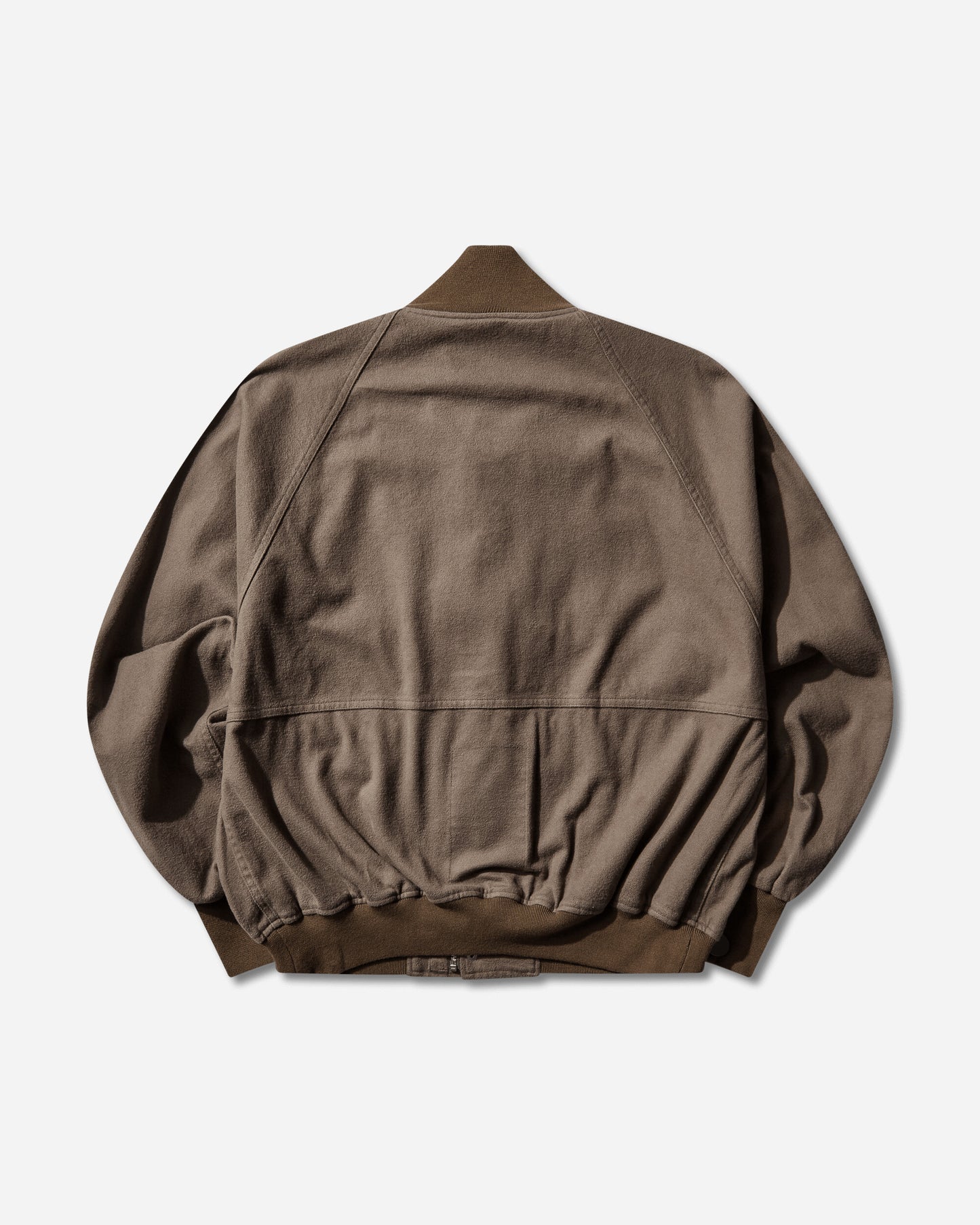 Cav Empt Cotton Flannel Zip Jacket Brown Coats and Jackets Bomber Jackets CES28JK15 BROWN