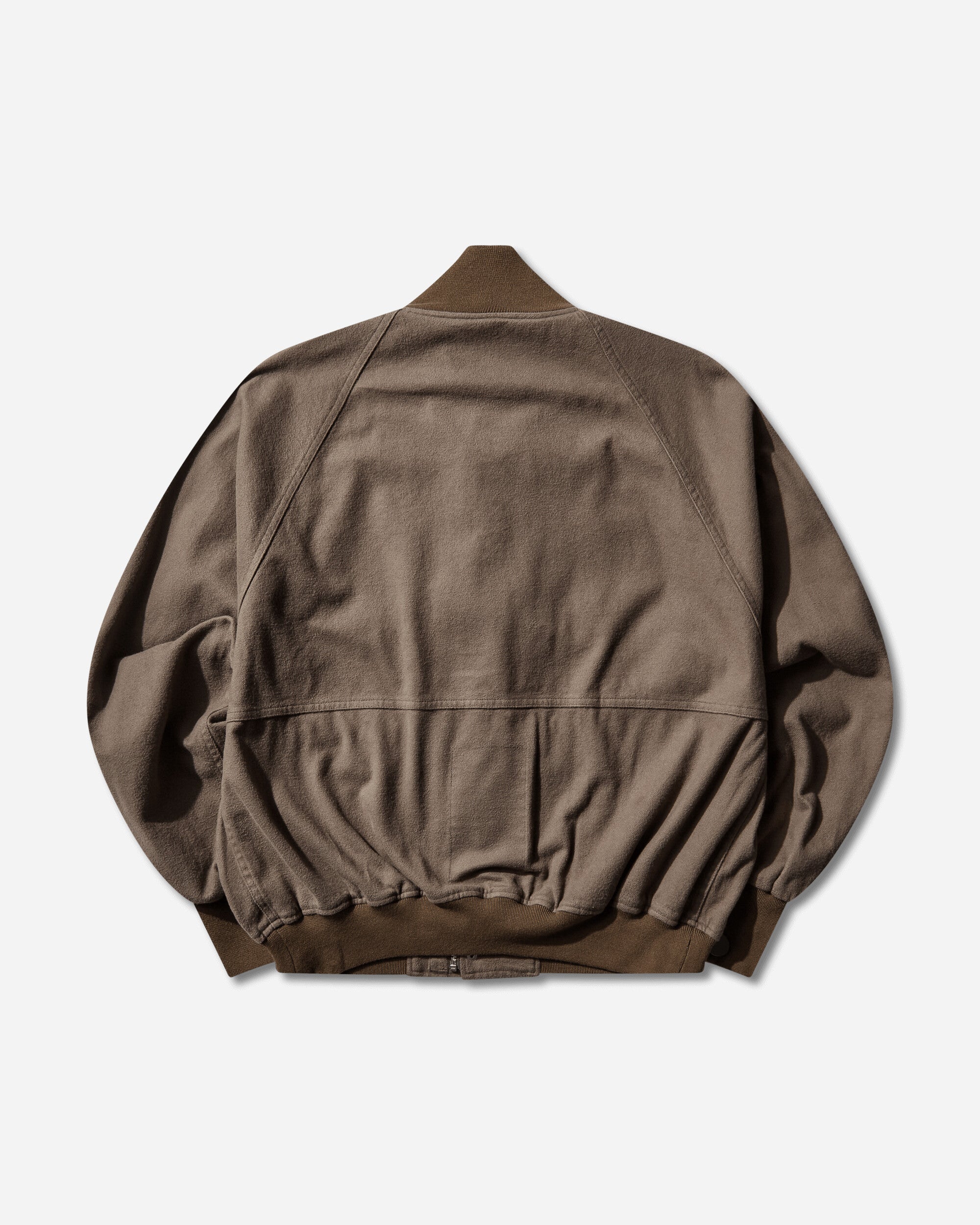 Cav Empt Cotton Flannel Zip Jacket Brown Coats and Jackets Bomber Jackets CES28JK15 BROWN