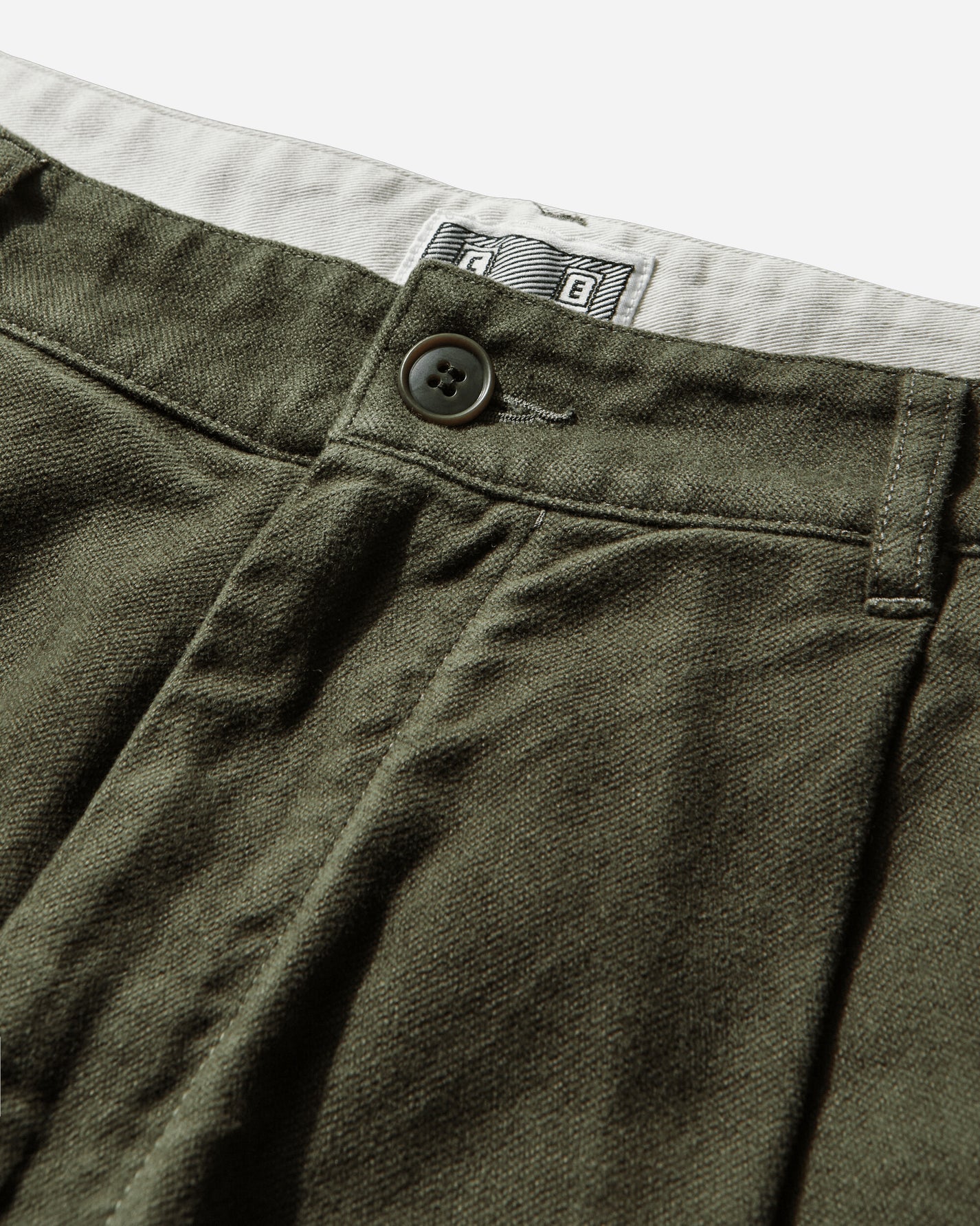 Cav Empt Brushed Soft Cotton One Tuck Pants Green Green Pants Chinos CES28PT07 GREEN