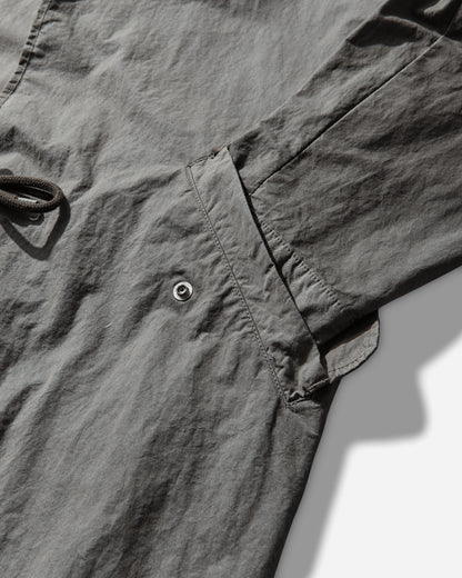 Cav Empt Overdye Cn Long Coat Grey Coats and Jackets Coats CES29JK05 GREY