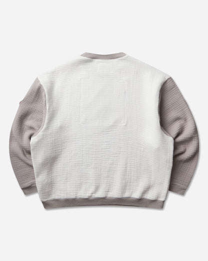 Cav Empt As Cylinder Gauze Crew Neck White Sweatshirts Crewneck CES29CS30 WHITE