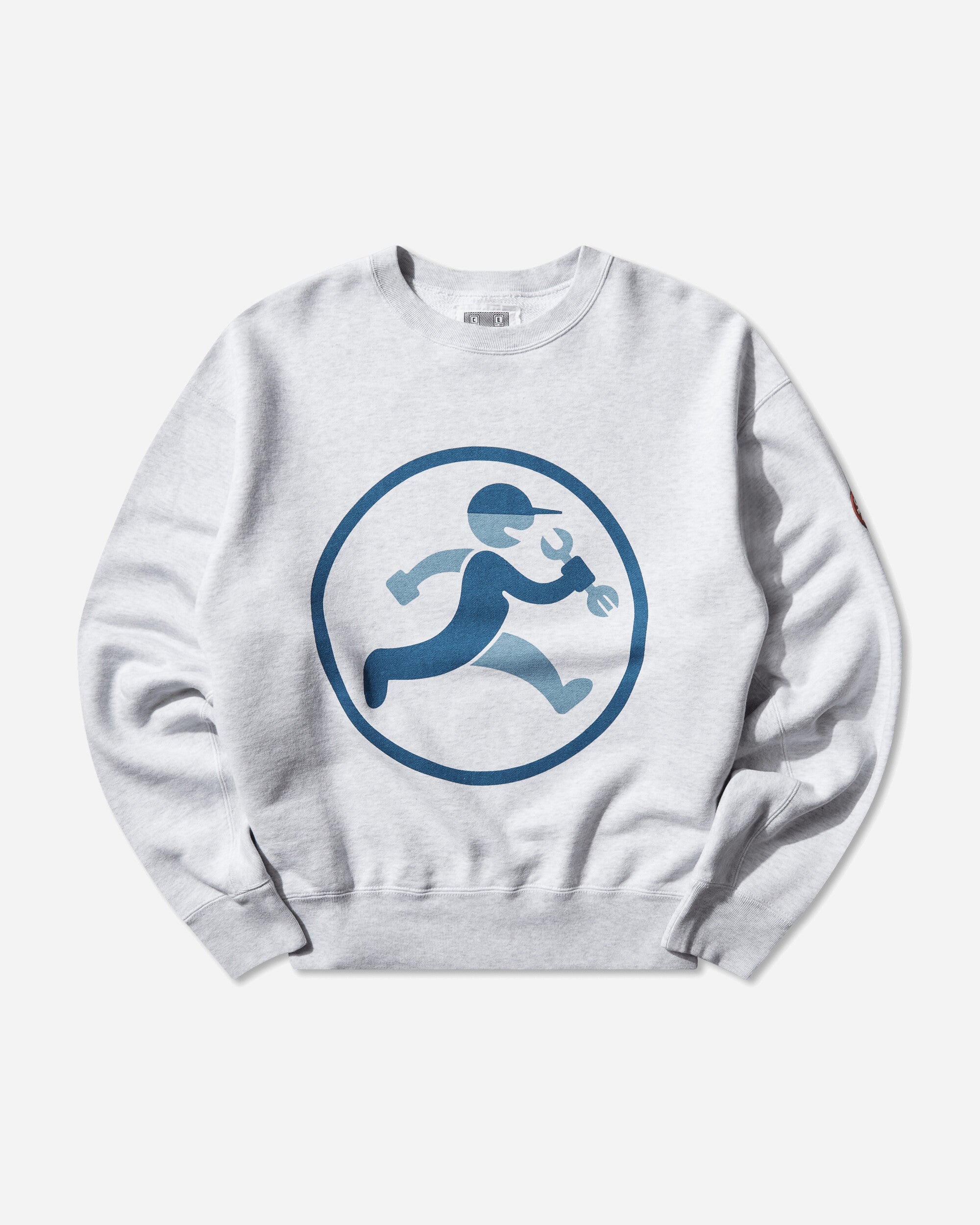 Cav Empt As Hsf 001 Crew Neck Grey Sweatshirts Crewneck CES29CS01 GREY