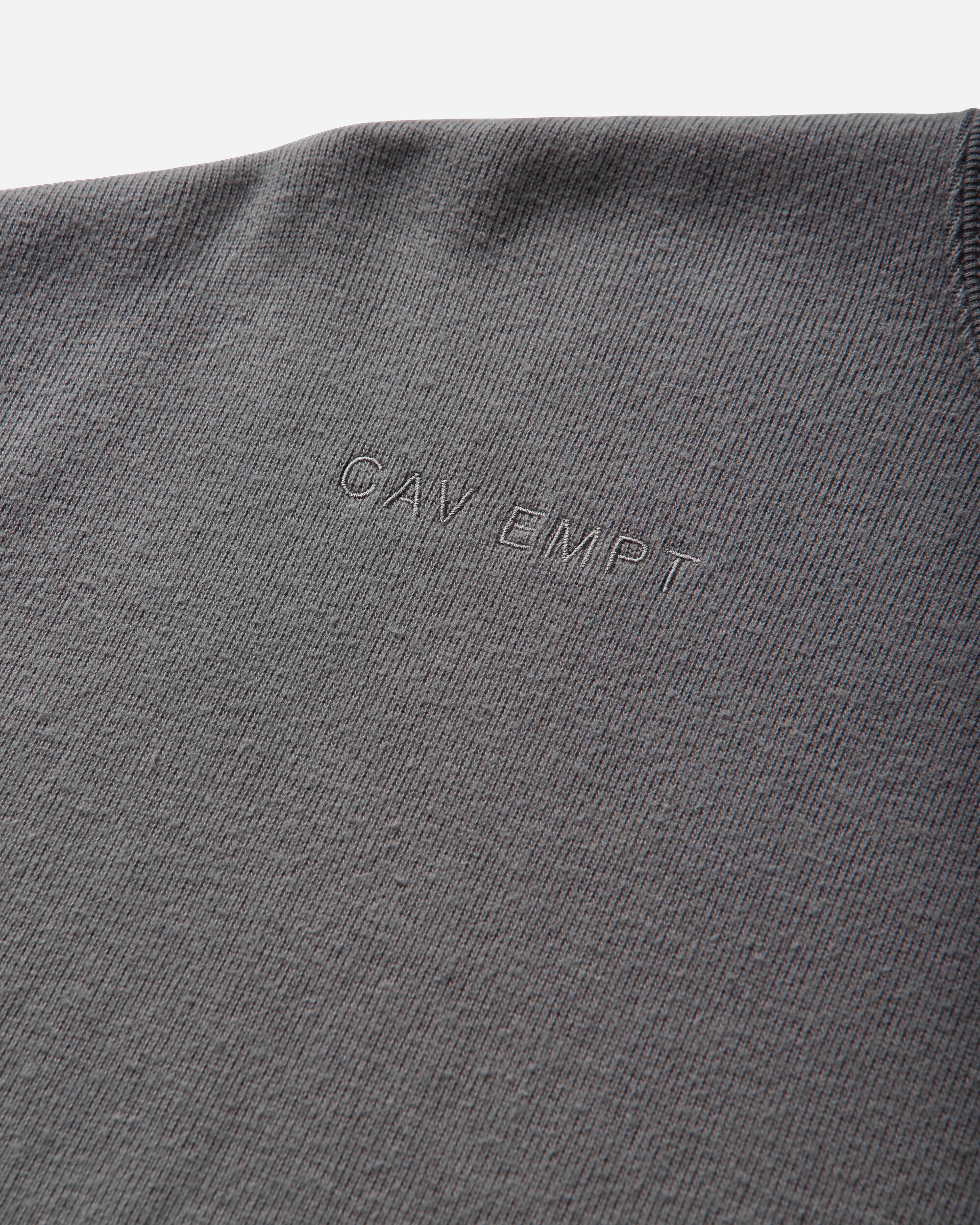 Cav Empt Dbl Knit Short Sleeve Crew Neck Khaki Sweatshirts Crewneck CES29CS23 KHAKI