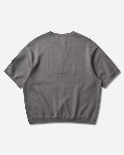 Cav Empt Dbl Knit Short Sleeve Crew Neck Khaki Sweatshirts Crewneck CES29CS23 KHAKI