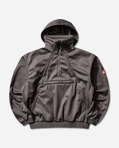 Cav Empt Fleece Back Half Zip Grey Sweatshirts Crewneck CES29CS15 GREY