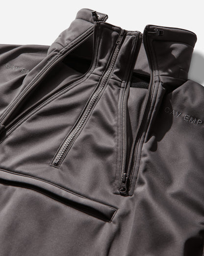 Cav Empt Fleece Back Half Zip Grey Sweatshirts Crewneck CES29CS15 GREY