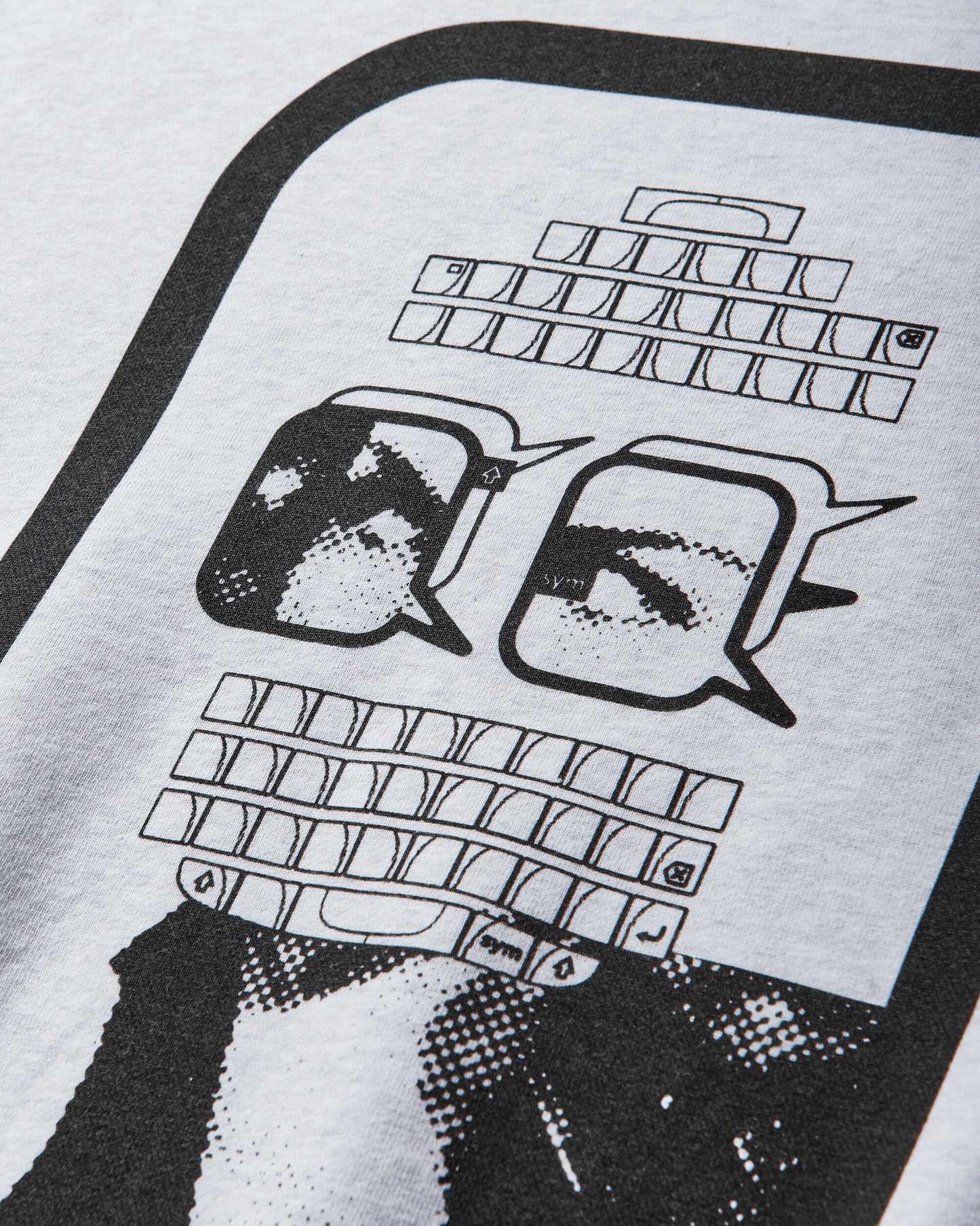 Cav Empt Md 00-38 Crew Neck Grey Sweatshirts Crewneck CES28CS01 GREY