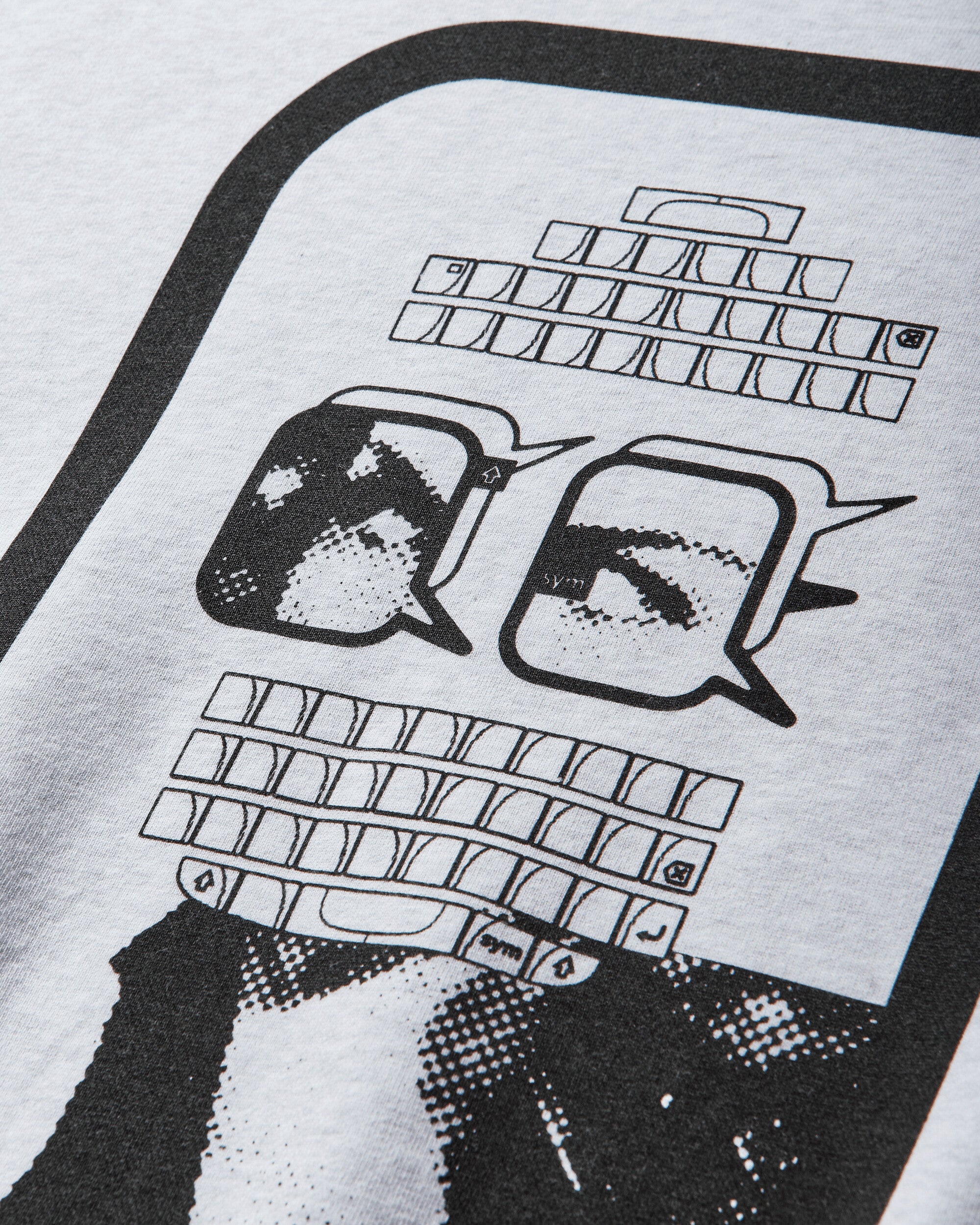 Cav Empt Md 00-38 Crew Neck Grey Sweatshirts Crewneck CES28CS01 GREY