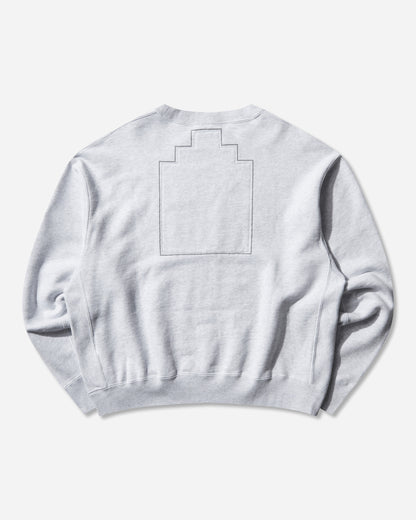 Cav Empt Md 00-38 Crew Neck Grey Sweatshirts Crewneck CES28CS01 GREY