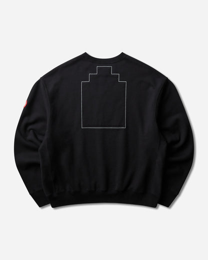 Cav Empt Md Charged Crew Neck Black Sweatshirts Crewneck CES30CS01 BLACK