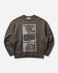 Cav Empt Md Clean Room Light Big Crew Neck Charcoal Sweatshirts Crewneck CES29CS28 CHARCOAL