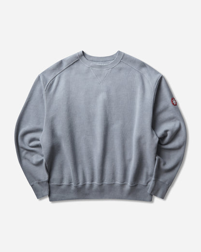 Cav Empt Overdye Panel Shoulder Crew Neck Grey Grey Sweatshirts Crewneck CES30CS10 GREY